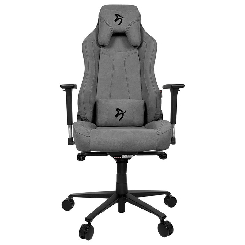 Arozzi Vernazza Soft Fabric Gaming Chair - Black/Ash - كرسي